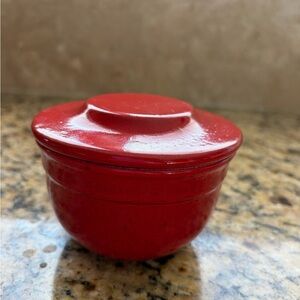 Emile Henry Red butter crock